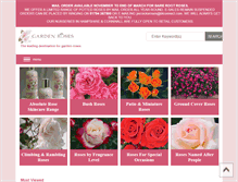 Tablet Screenshot of garden-roses.co.uk